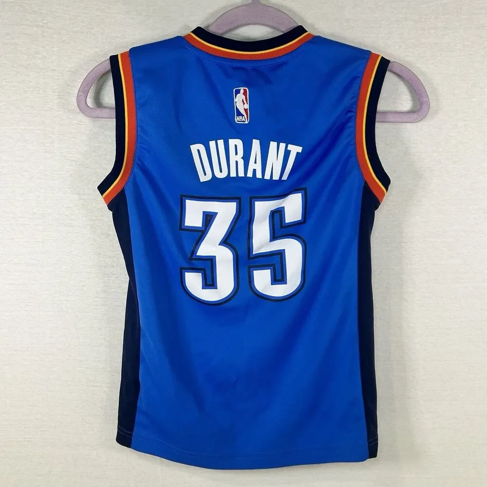 Oklahoma City Thunder Kevin Durant #35 Jersey Adidas Youth Small